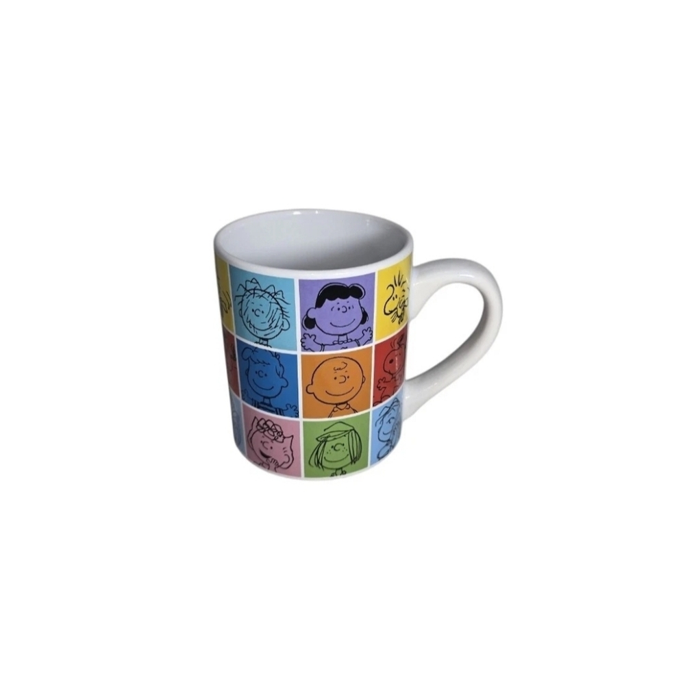 Peanuts Ceramic Coffee / Tea  Mug Snoopy & Friends Gang 14 Oz  New